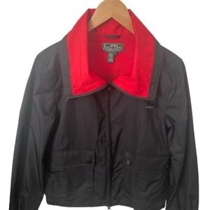 Lauren Active Ralph Lauren jacket black zip lightweight casual jacket Sz small